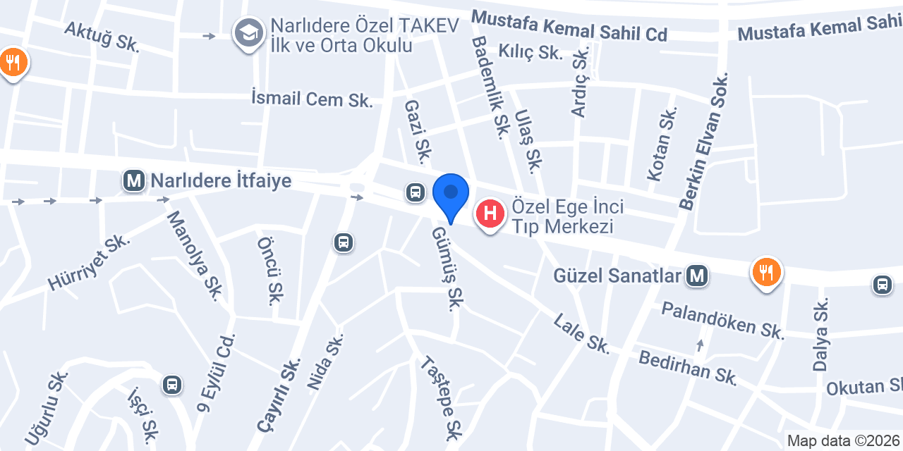 Mavi Yaka Eczanesi konumu