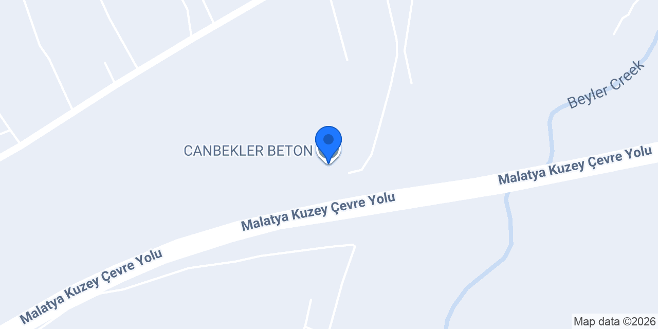 CANBEKLER BETON konumu