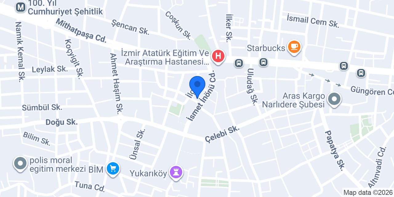 Kuaför Alev Erol konumu