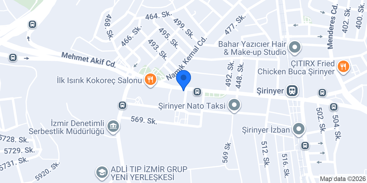 Şirinyer Yonca Eczanesi konumu