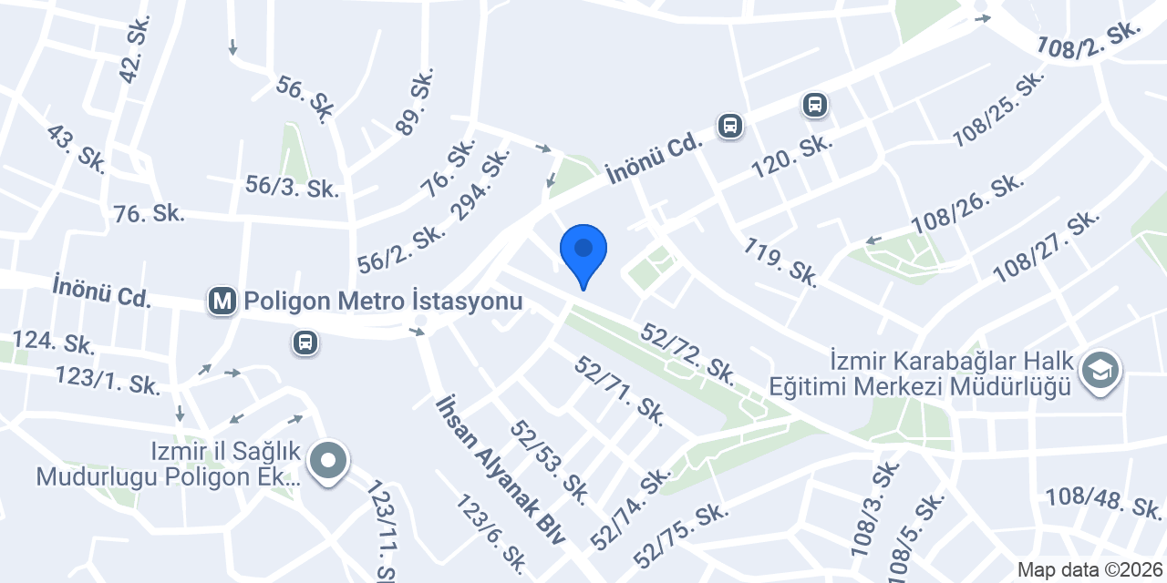 İzmir Bassel Pilates Studio konumu