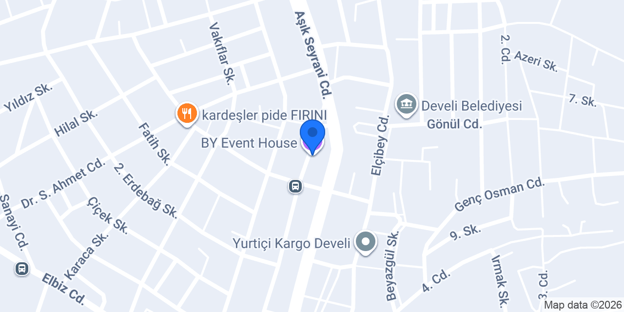 BY Event House konumu