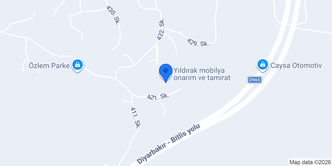 Bitlis mobilya konumu