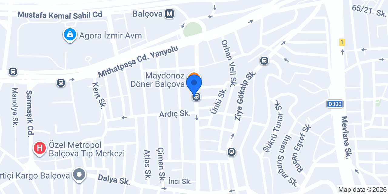 QNB Balçova Şubesi konumu