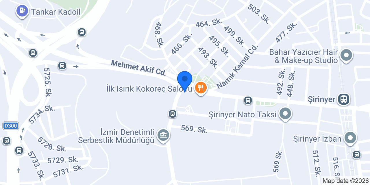 Şirinyer Kavram Özel Öğretim Kursu konumu