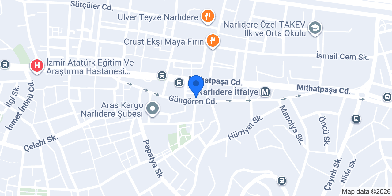 Oksijen Veteriner Kliniği konumu