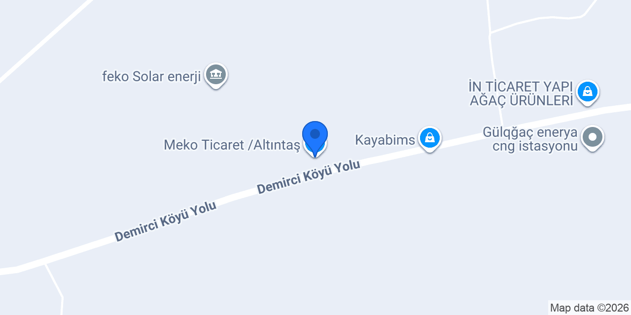 Meko Ticaret /Altıntaş konumu