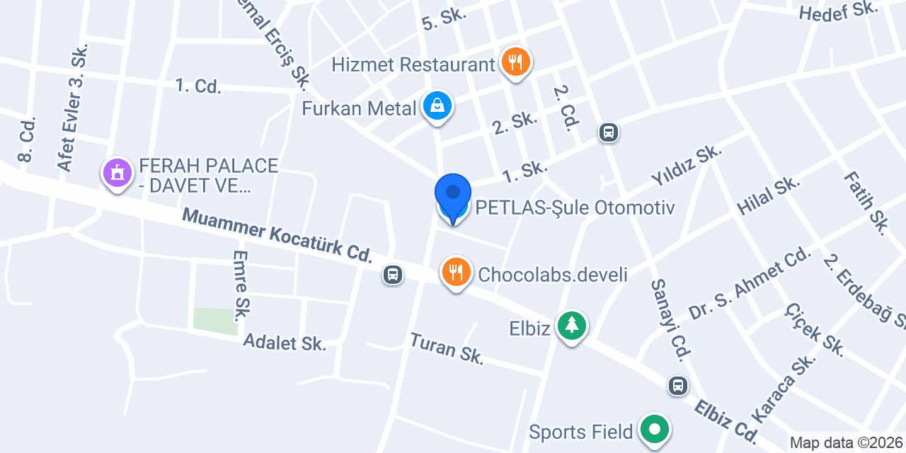 PETLAS-Şule Otomotiv konumu