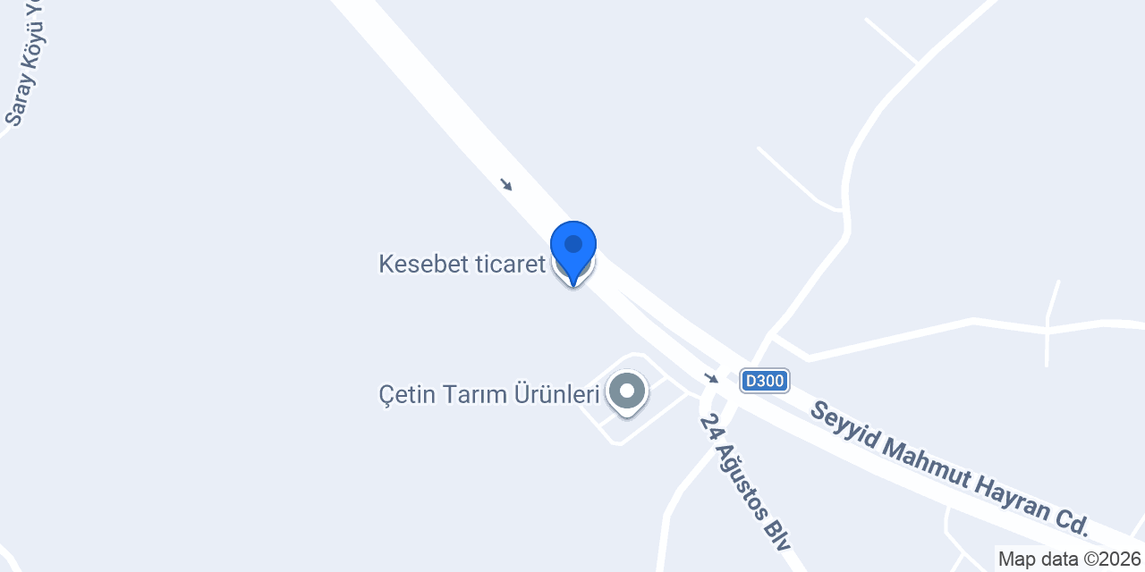 Kesebet ticaret konumu