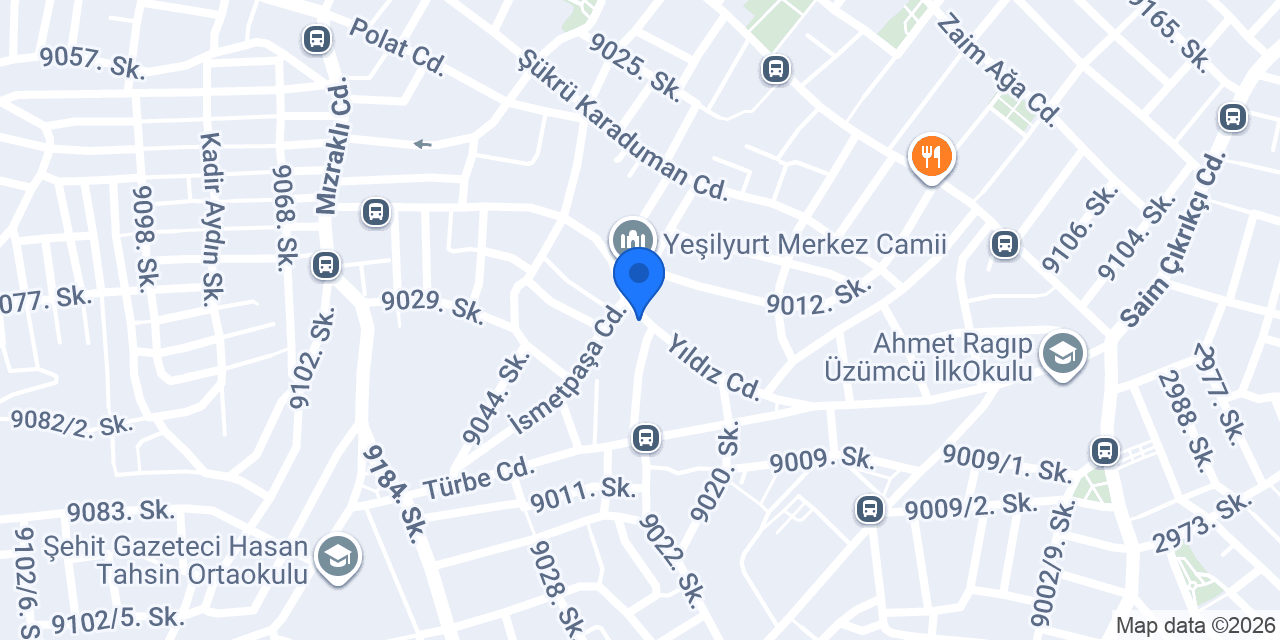 Merkez ECZANE (YEŞİLYURT) konumu