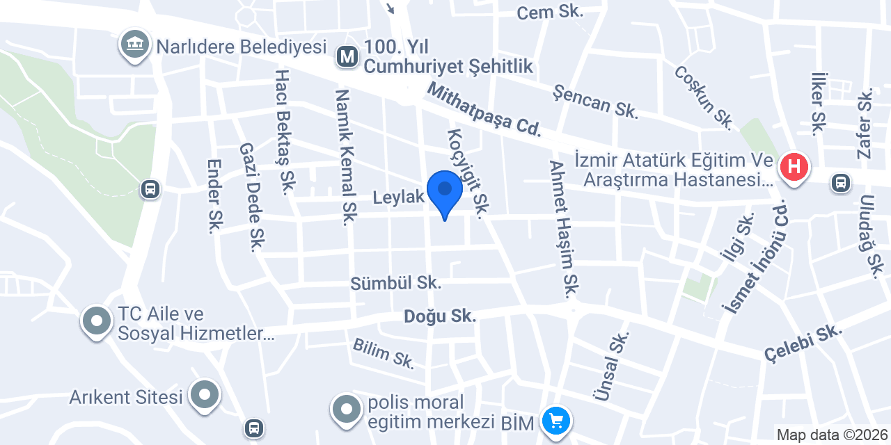 Narlıdere Anaokulu Ar konumu