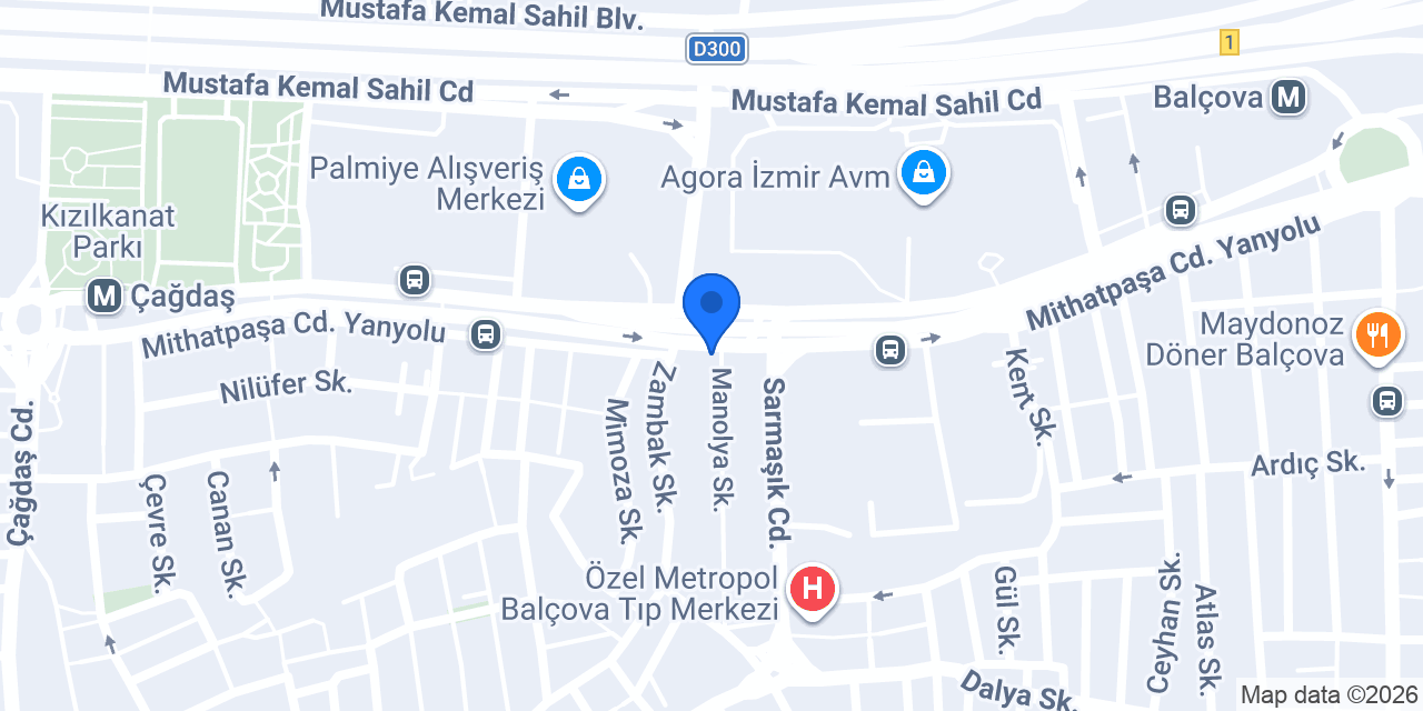 Gece Yiyen Adam Balçova konumu