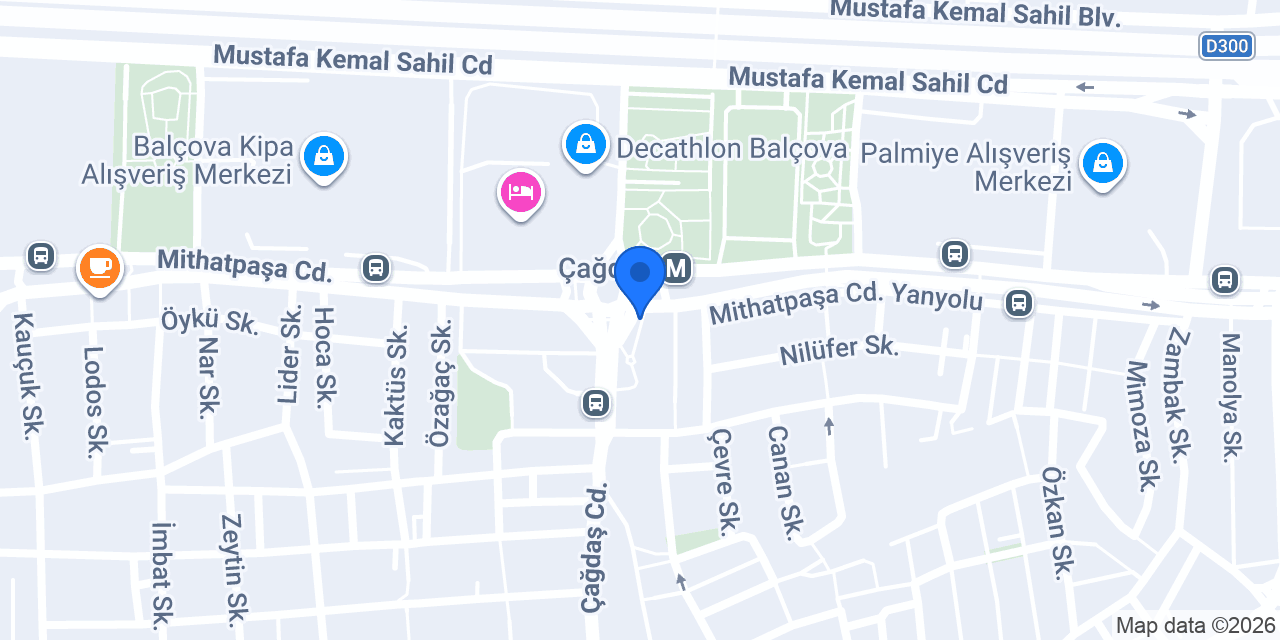 Çağdaş Taksi konumu
