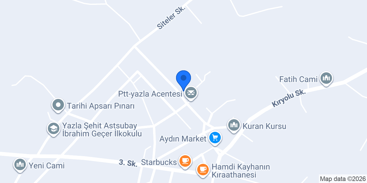 ŞAHESER TARIM konumu