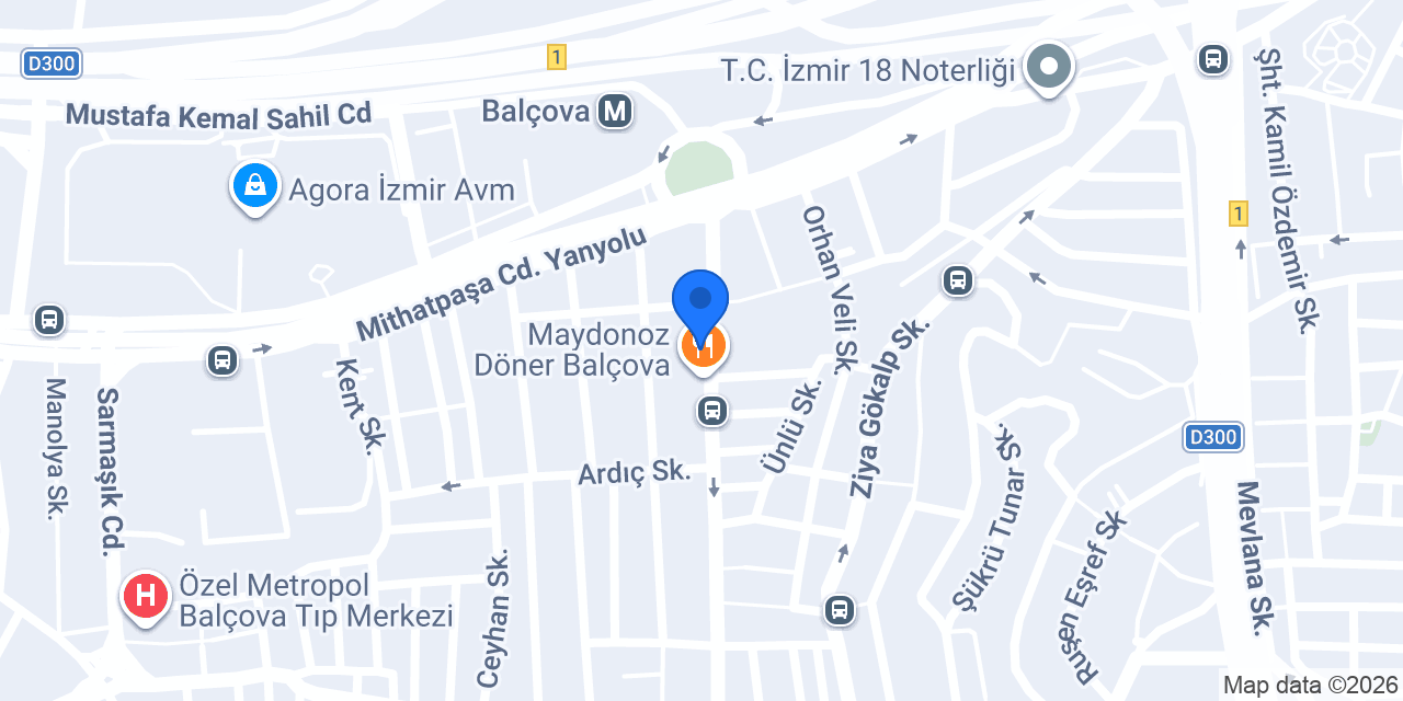 Öncü Balçova konumu