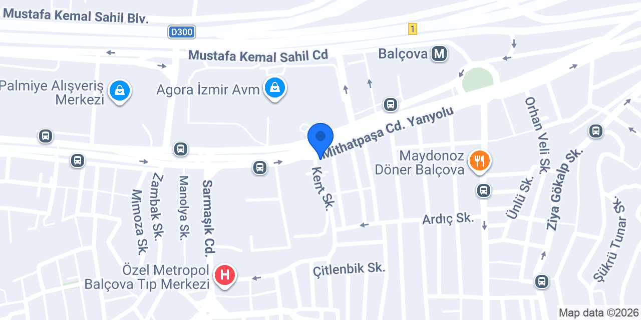Balçova Çiçekçi konumu