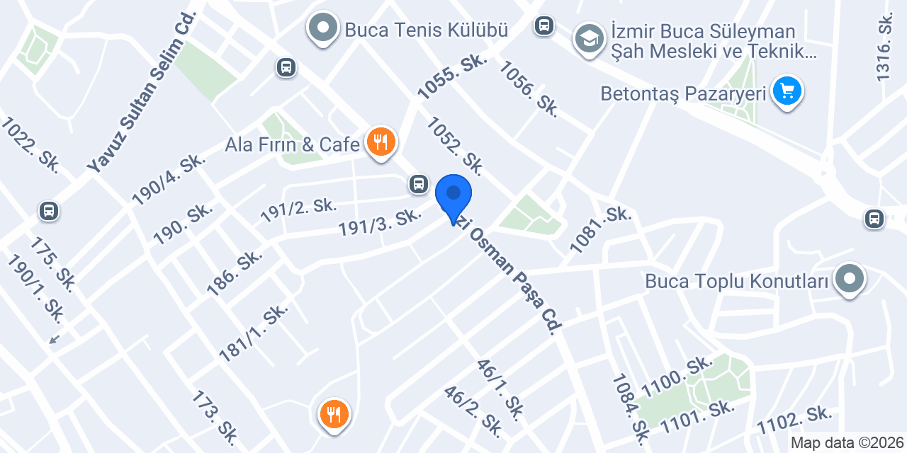 Buca Çilingir Anahtarcı konumu