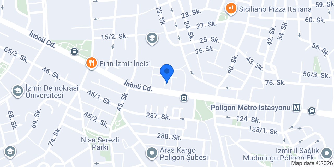 Gürmar Poligon Mağazası konumu