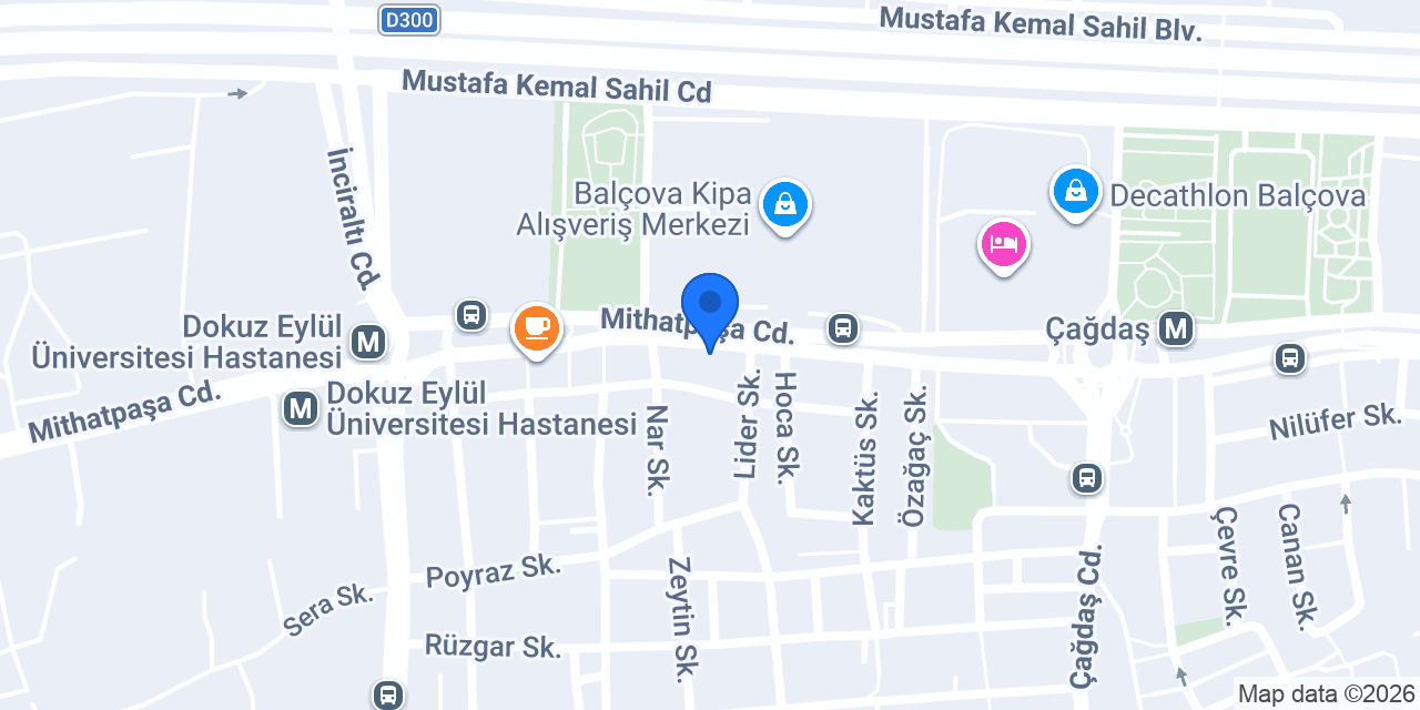 Kontrbus Coffe Co. Balçova konumu