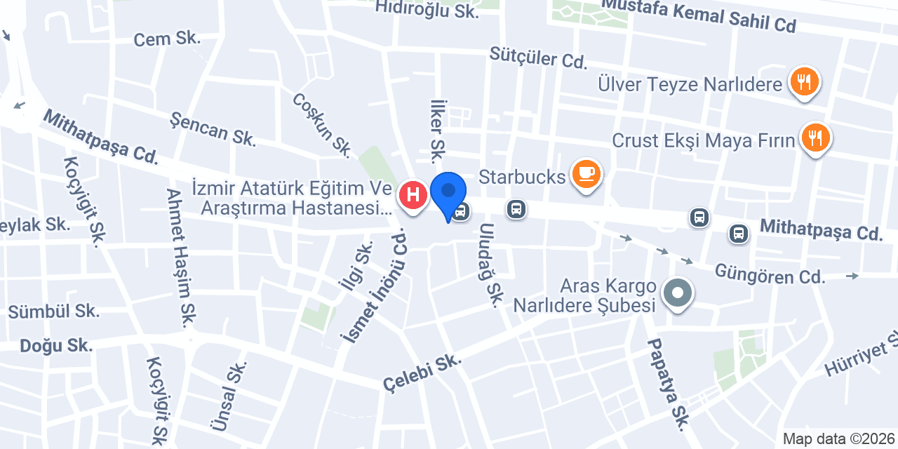 Güzel İzmir Unlu Mamülleri konumu