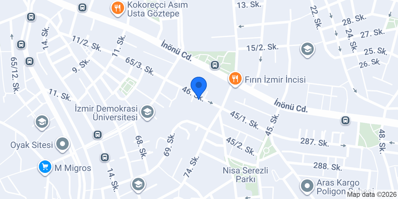 Yıldız Erkek Kuaförü konumu