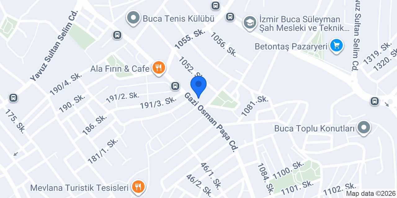 Buca Süt Şarküteri konumu