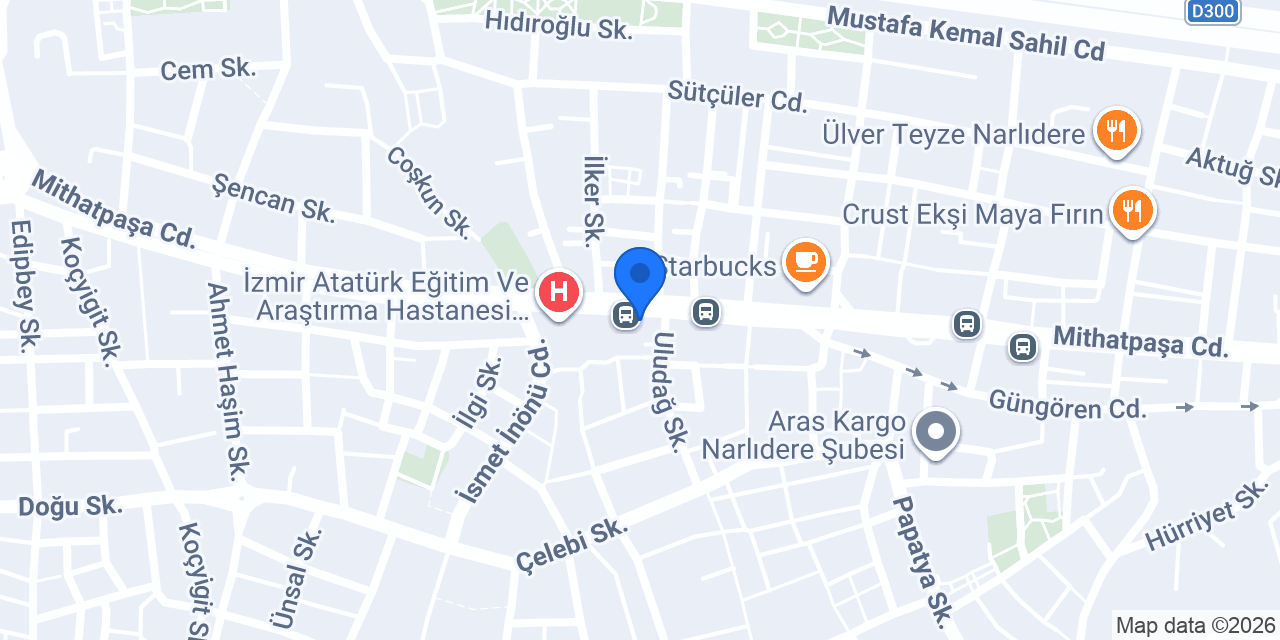 Vodafone Cep Merkezi konumu