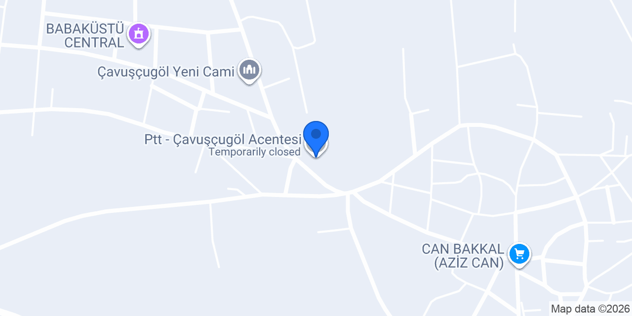 Ptt - Çavuşçugöl Acentesi konumu