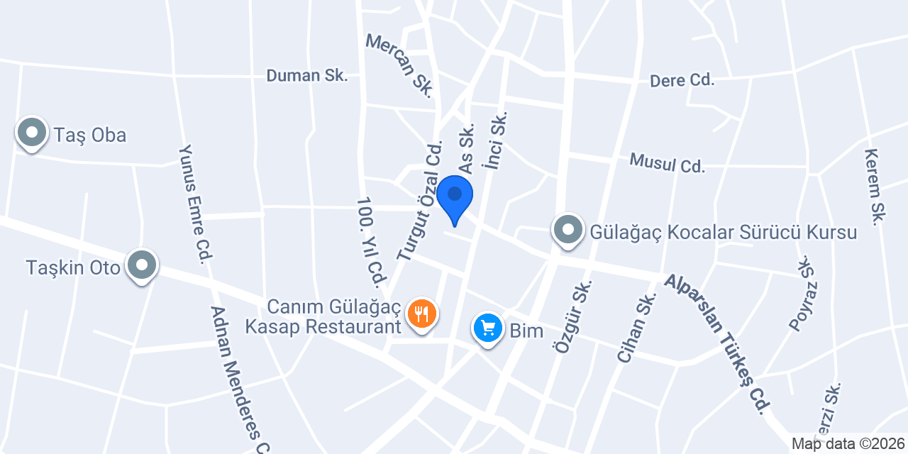 Gülağaç Noterliği konumu