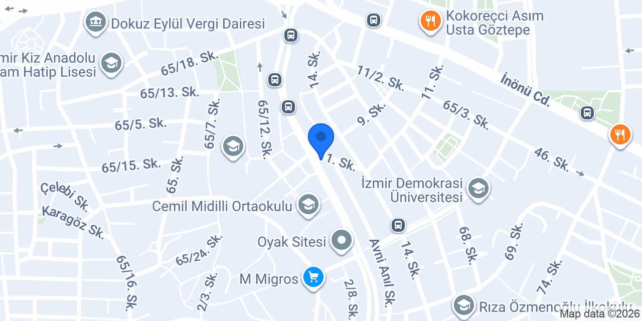 Oyak Taksi konumu