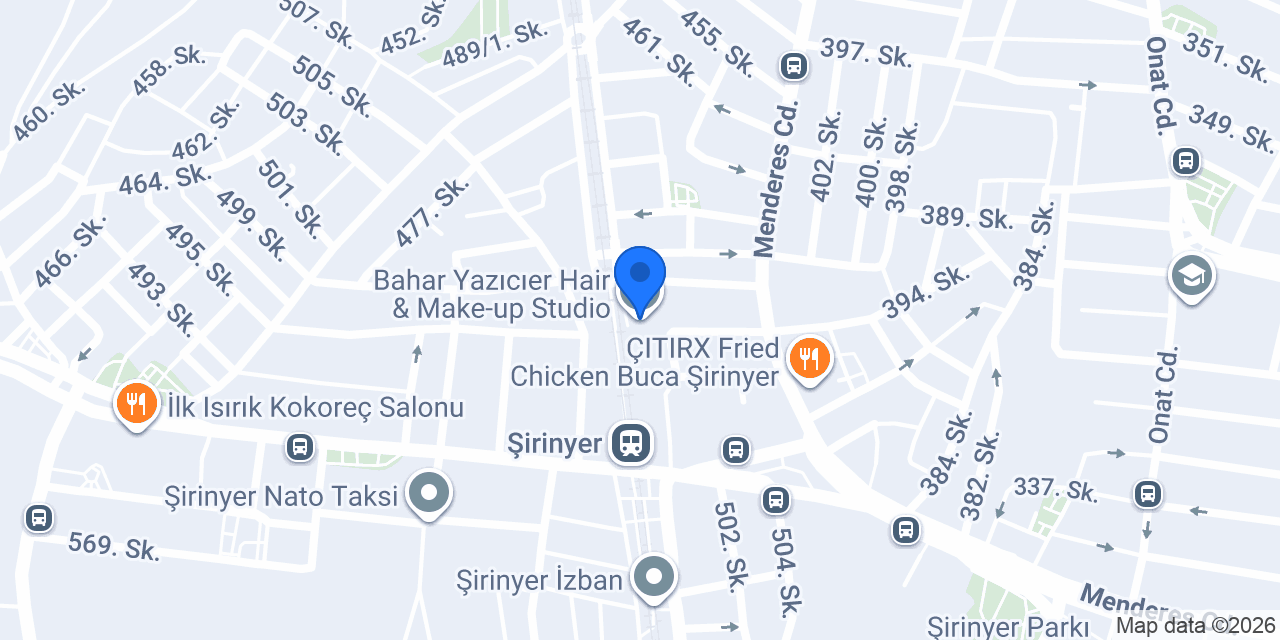 Bahar Yazıcıer Hair & Make-up Studio konumu