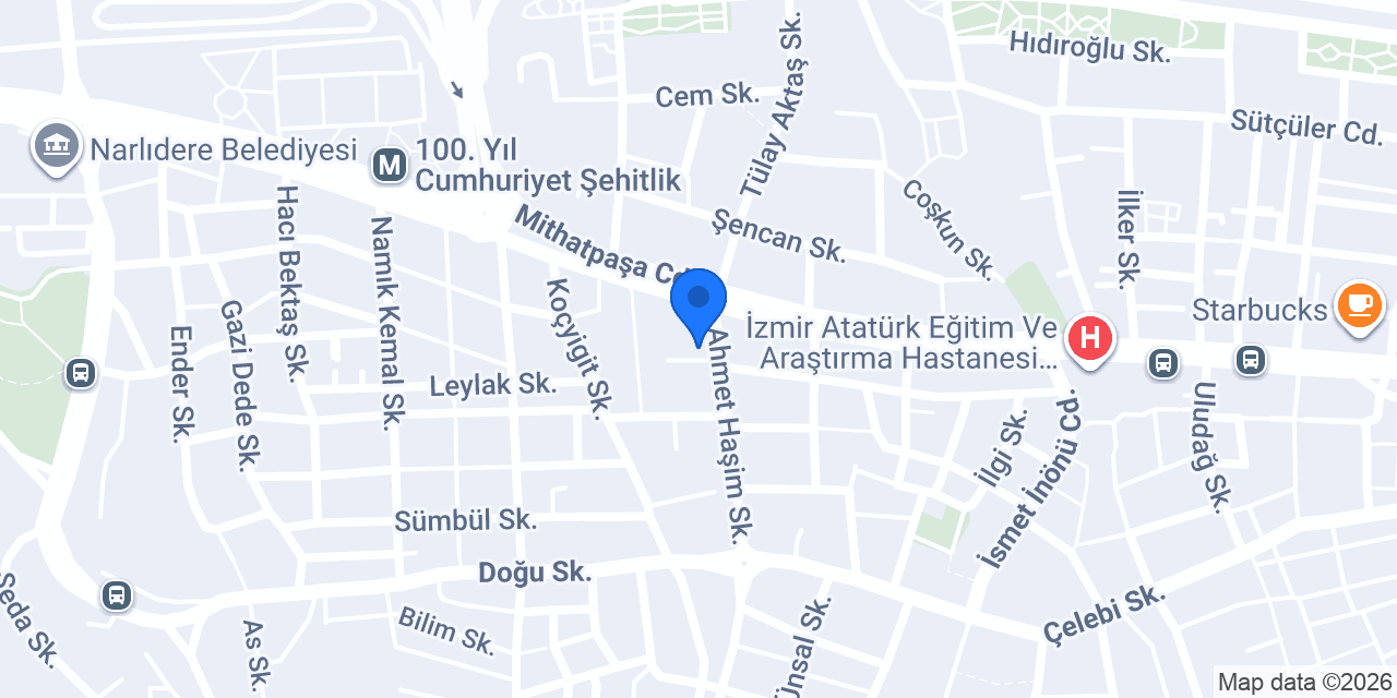 Pasteur Veteriner Kliniği konumu