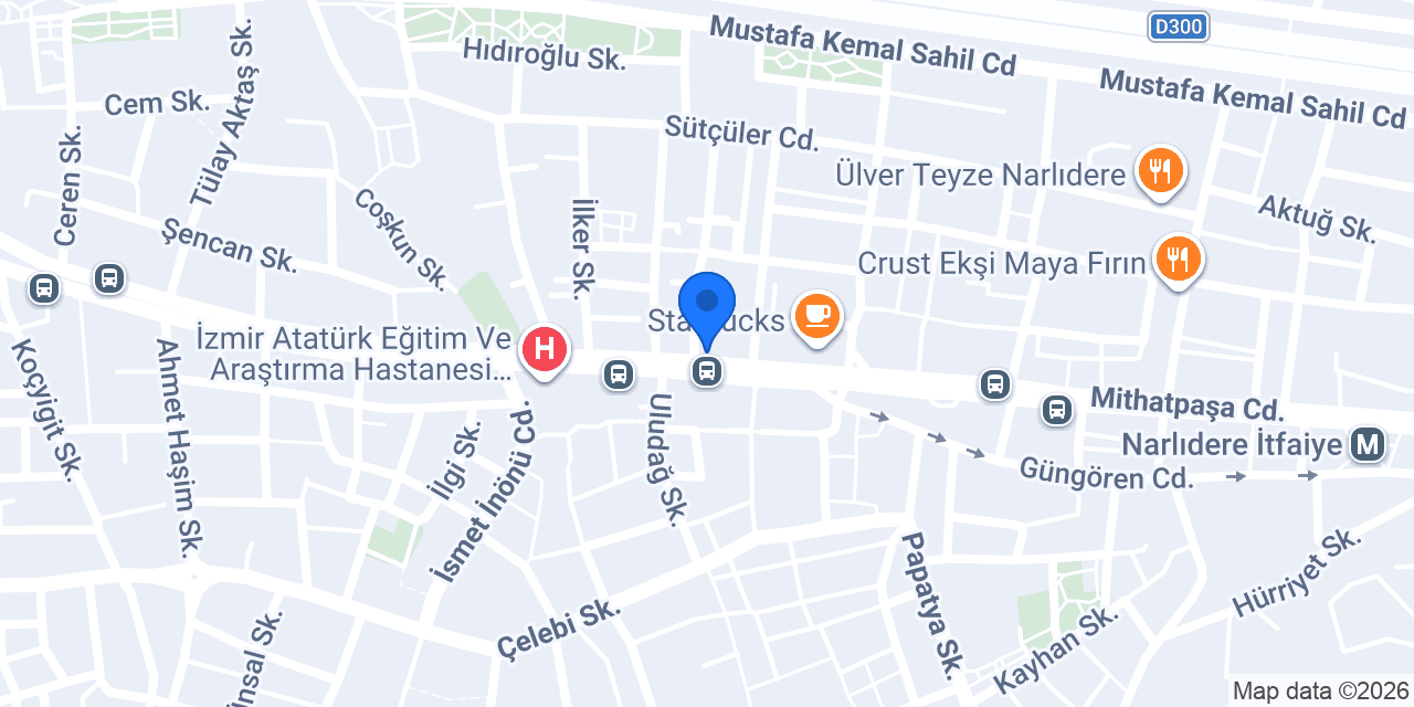 Mert Sürücü Kursu konumu