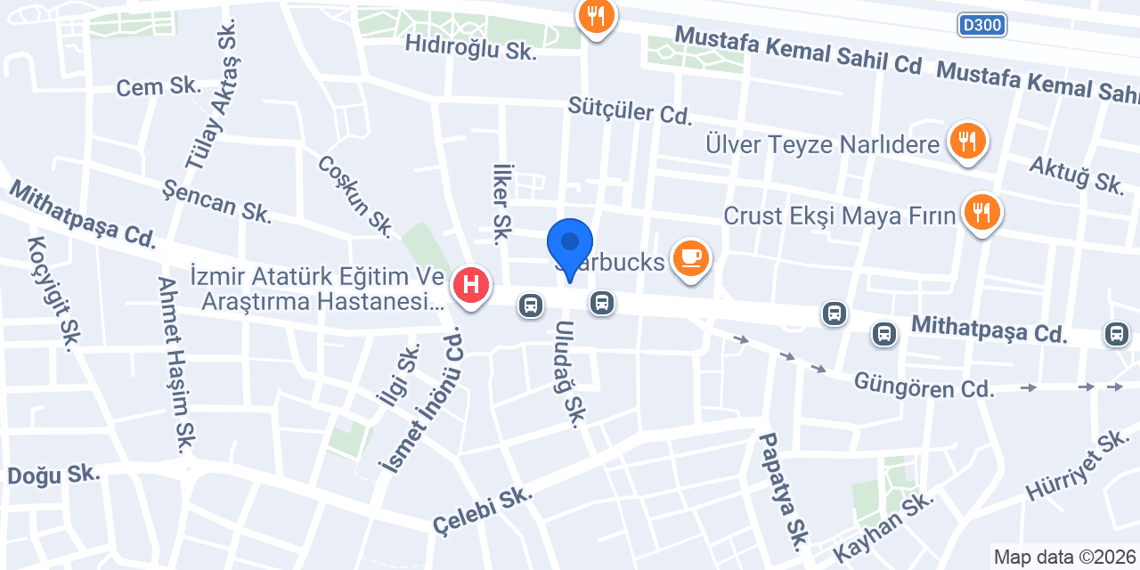 Sini Börek Narlıdere konumu