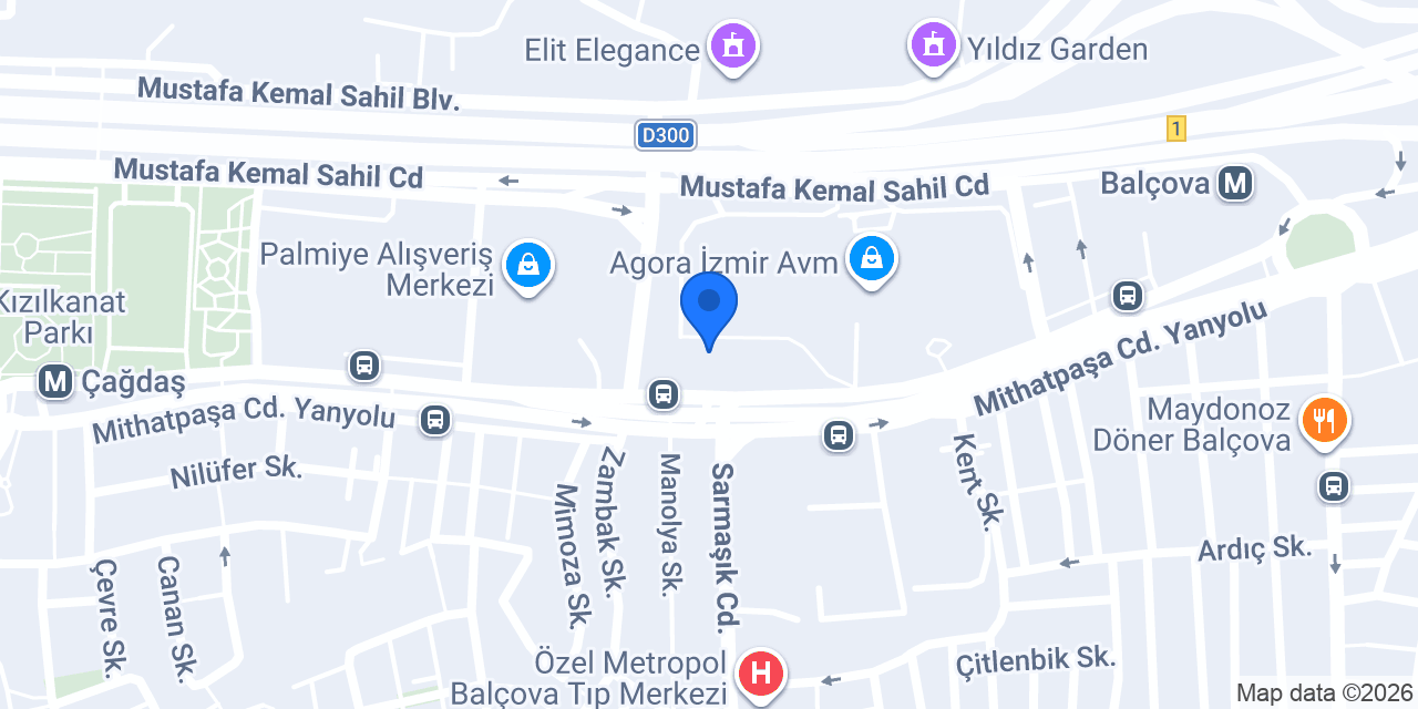 Agora AVM COOKSHOP konumu