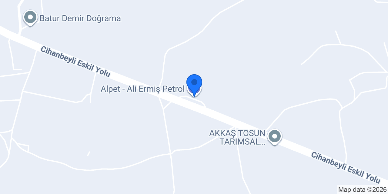 Alpet - Ali Ermiş Petrol konumu