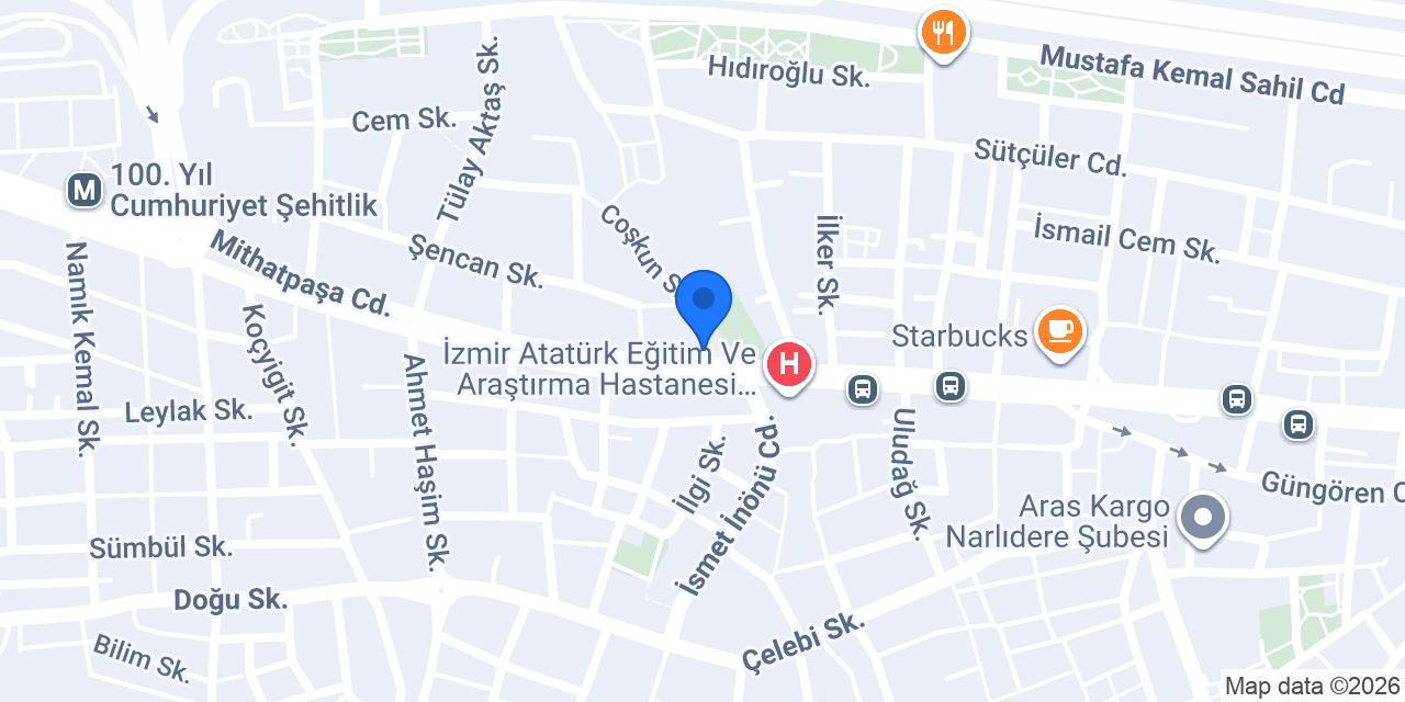Narlıdere Sınav Kurs konumu
