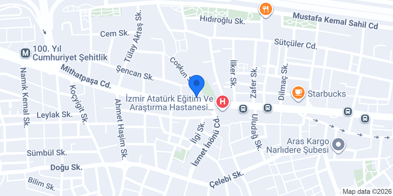 Narlıdere Dominos konumu