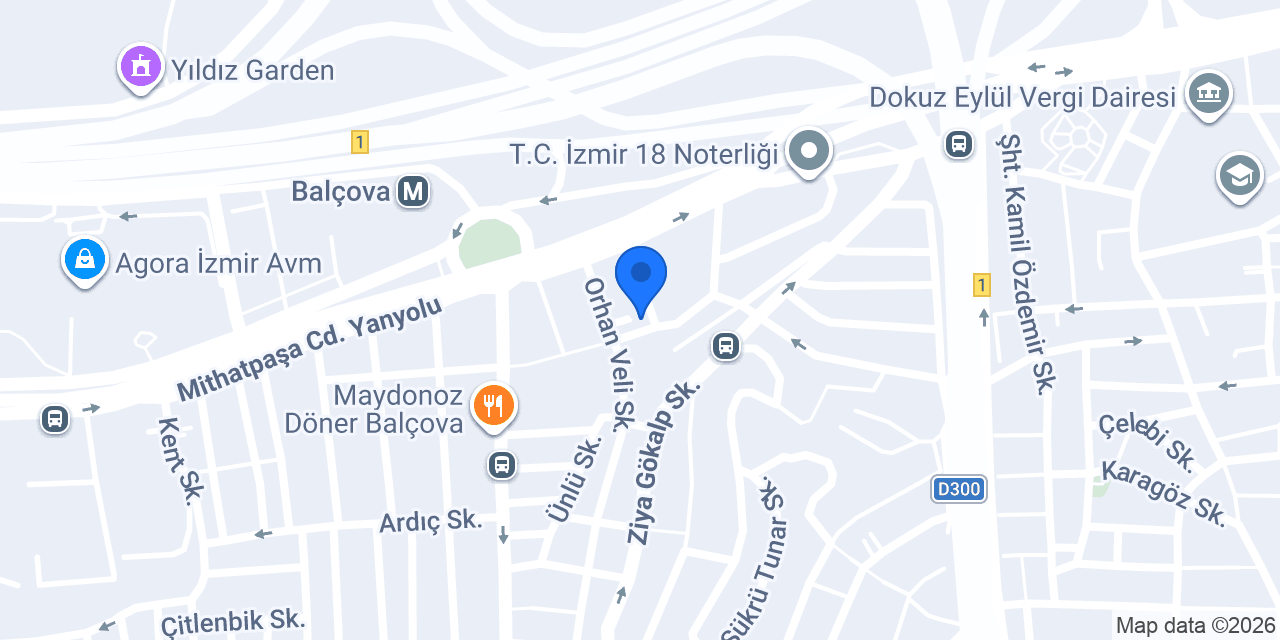 Balçova Bilişim Bilgisayar Hastanesi konumu