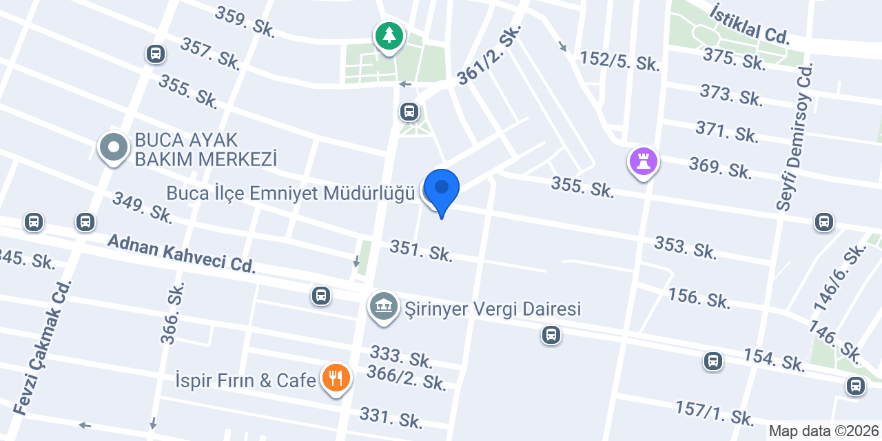 Sirinyer Polis Merkezi Amirligi konumu