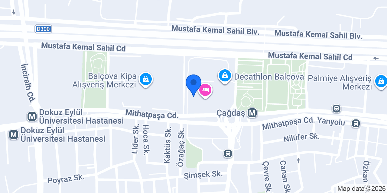 İzmir Cey Yüzme Kursu konumu
