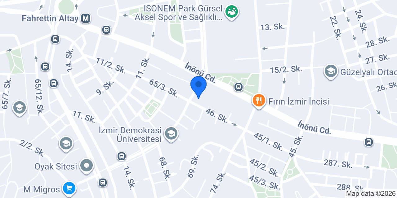 İzmir Simit Cafe konumu