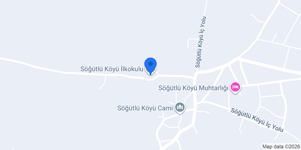 Söğütlü Köyü İlkokulu konumu