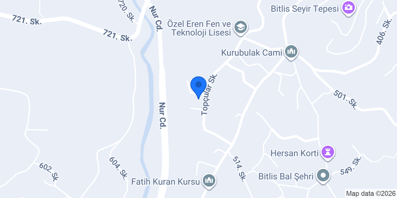 Bitlis Merkez 2 Nolu Aile Sağlığı Merkezi konumu