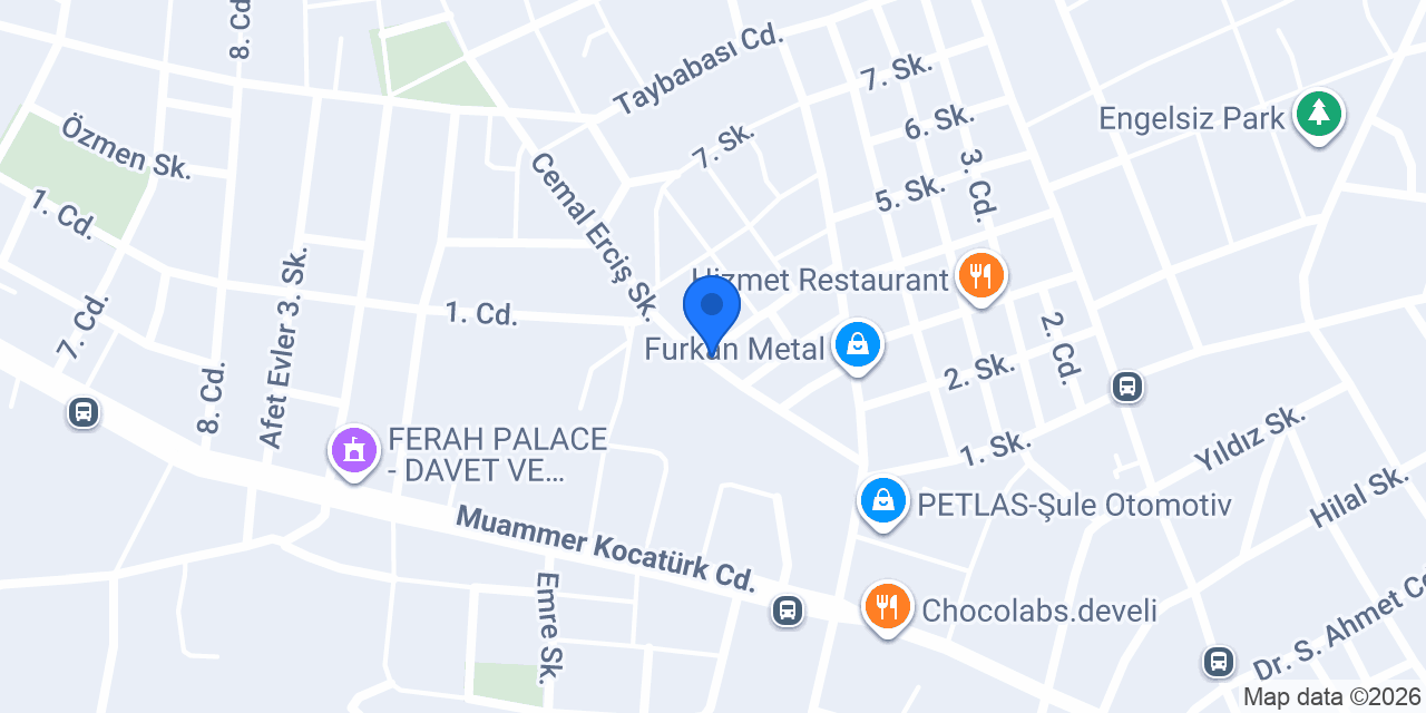 Özkan Granit Mermer konumu