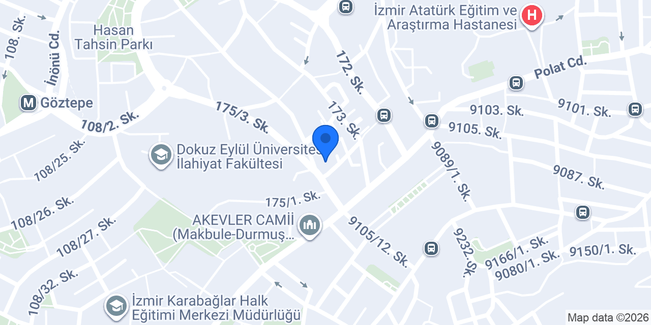 Gözbebeğim Anaokulu konumu
