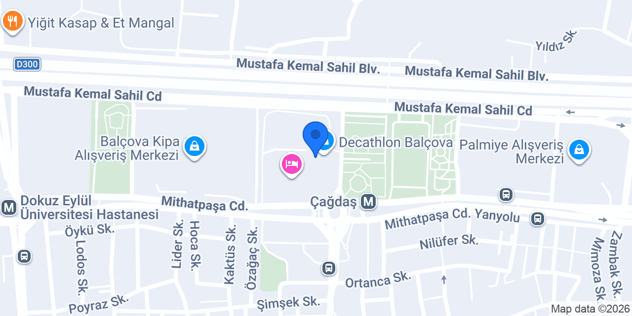 Luna Den Spa & Masaj Ege Park AVM konumu