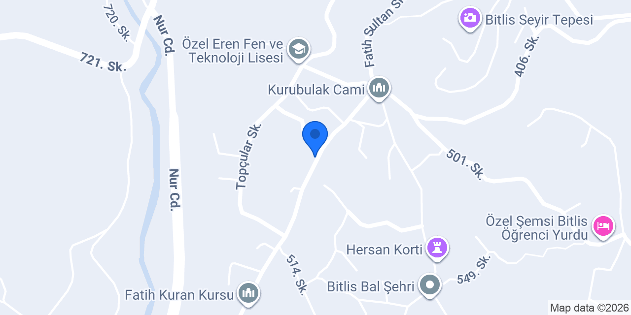 Şehit Alpaslan Kurt İlkokulu konumu