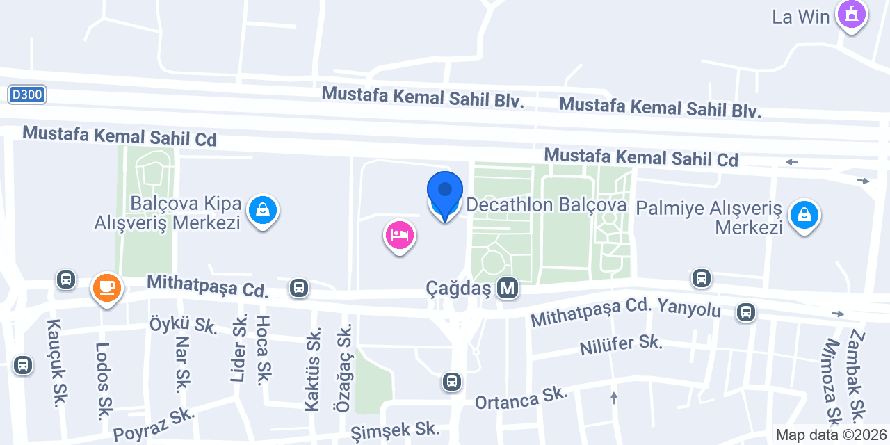 Decathlon Balçova konumu