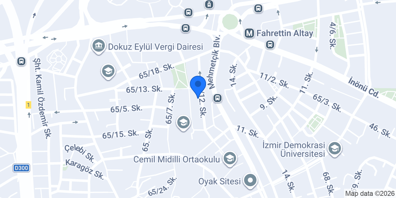 Üçkuyular Balçova Teknik Servis konumu